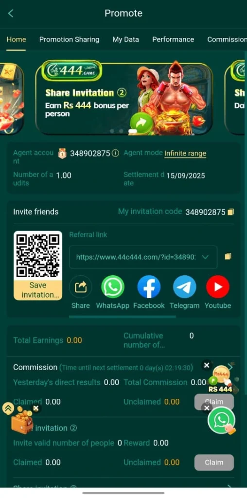 C444 Game Download (Register And Login) New Earning APP 2025 3 C444