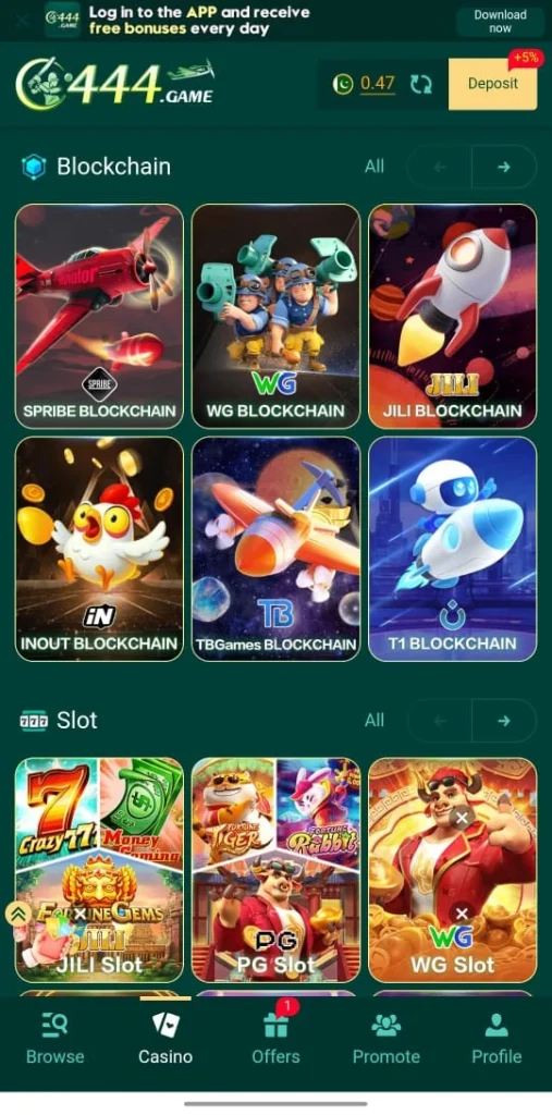 C444 Game Download (Register And Login) New Earning APP 2025 5 C444